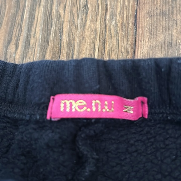 Black Matching Sweatsuit.  Peace, Love & Happiness Girls Size Medium GUC - Picture 9 of 9